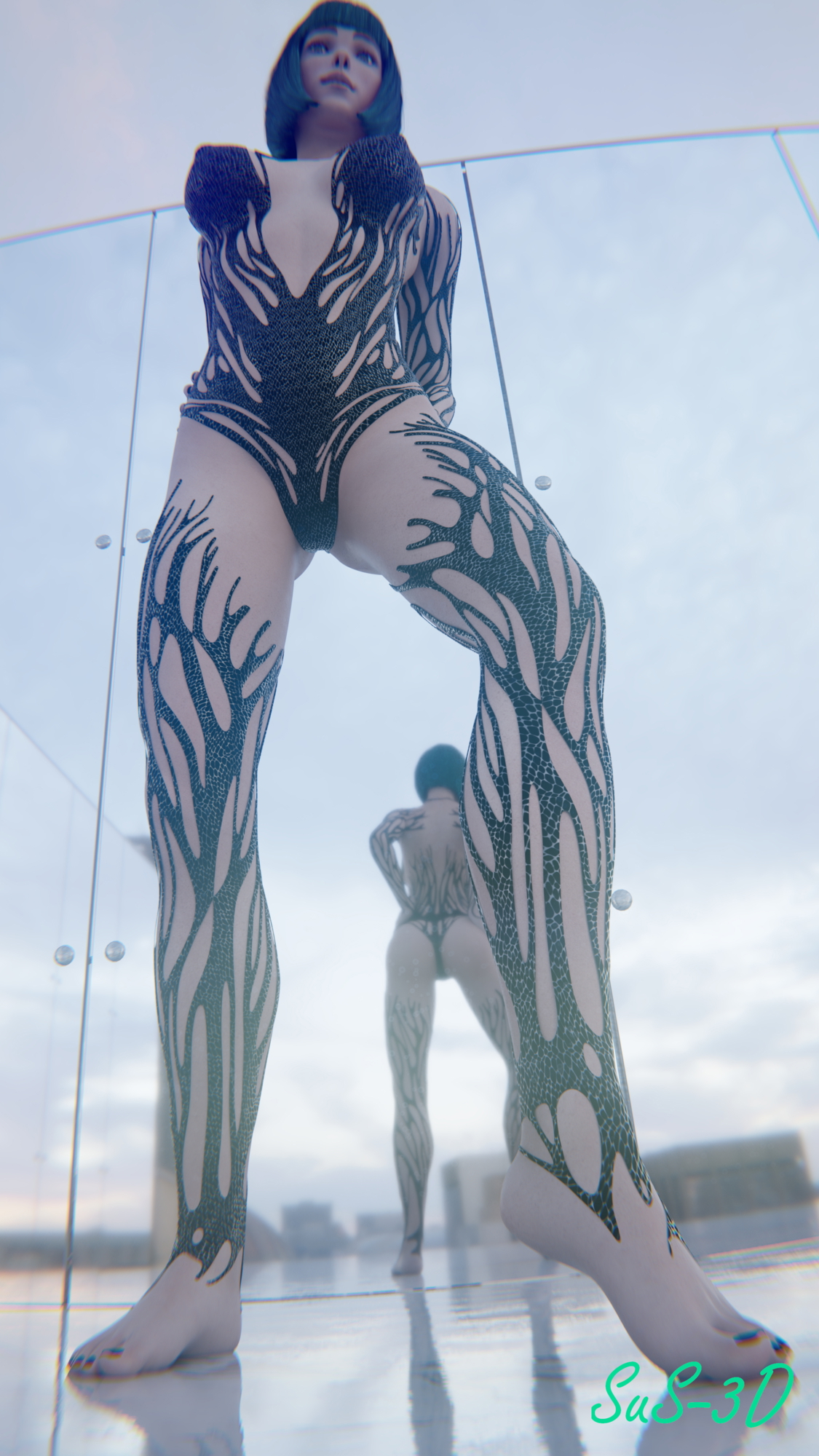 Ela Pin-up [01] Ela (rainbow Six Siege) Ela Bosak Pinup Feet Long Legs 16
