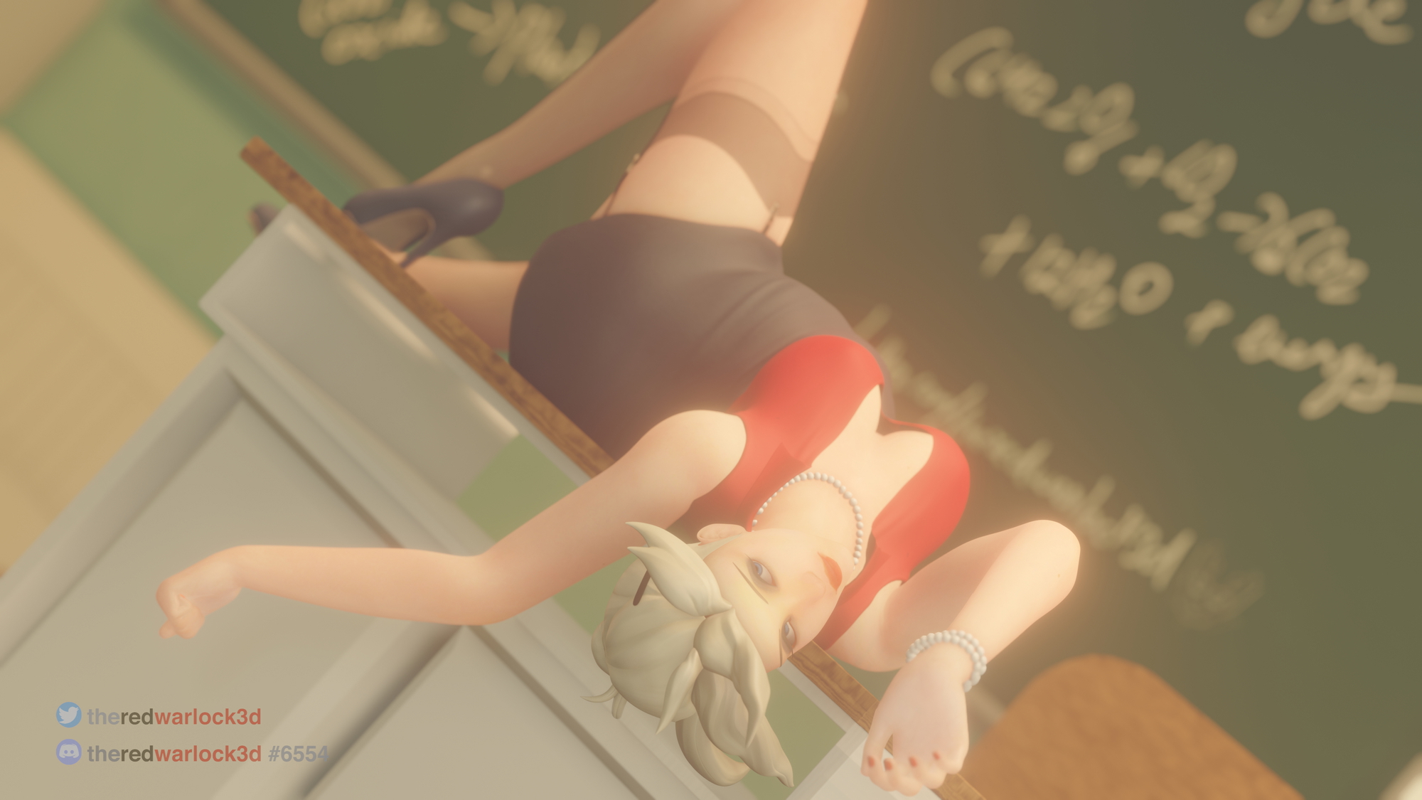 Professor Mercy Ziegler Overwatch Mercy Mercyoverwatch Fishnet Stockings Pinup 4