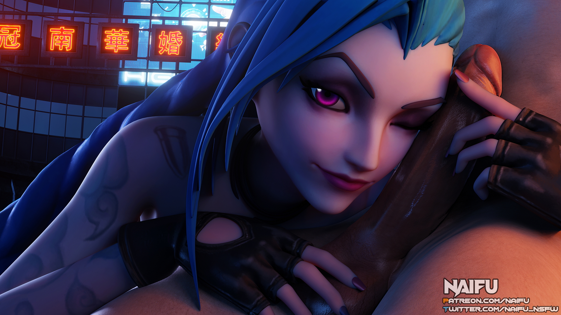 Jinx teasing a good boy League Of Legends Jynx (league Of Legends) Jinx Blowjob Tease