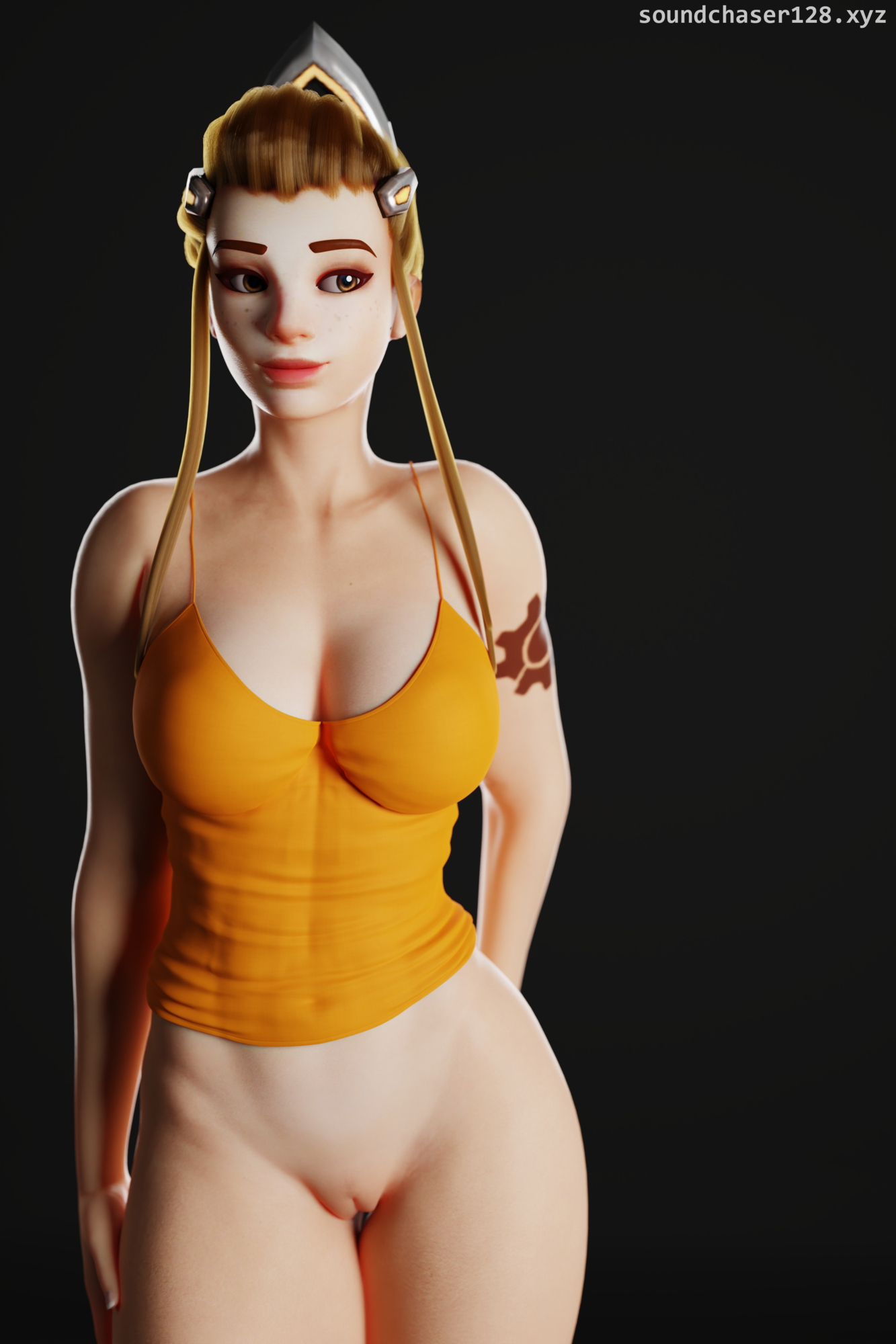 Brigitte - Hair Colors, Pt. 1 Overwatch Brigitte 3d Porn 3d Girl Nsfw Naked Nude Pussy Bottomless 2