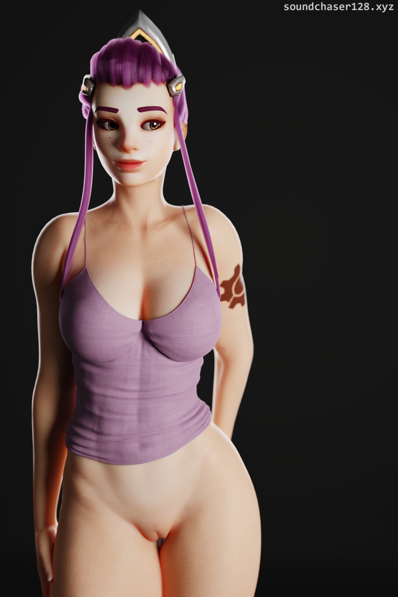 Brigitte - Hair Colors, Pt. 1 Overwatch Brigitte 3d Porn 3d Girl Nsfw Naked Nude Pussy Bottomless 3