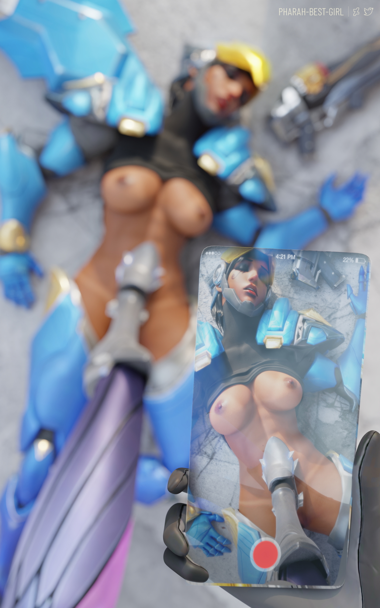 Defeated pt 7 Pharah Overwatch Widowmaker 