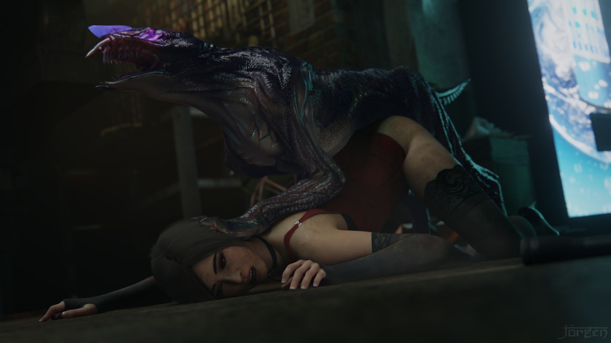 ◈ A Bestial Urge Resident Evil Ada Wong Doggy Style Bestiality