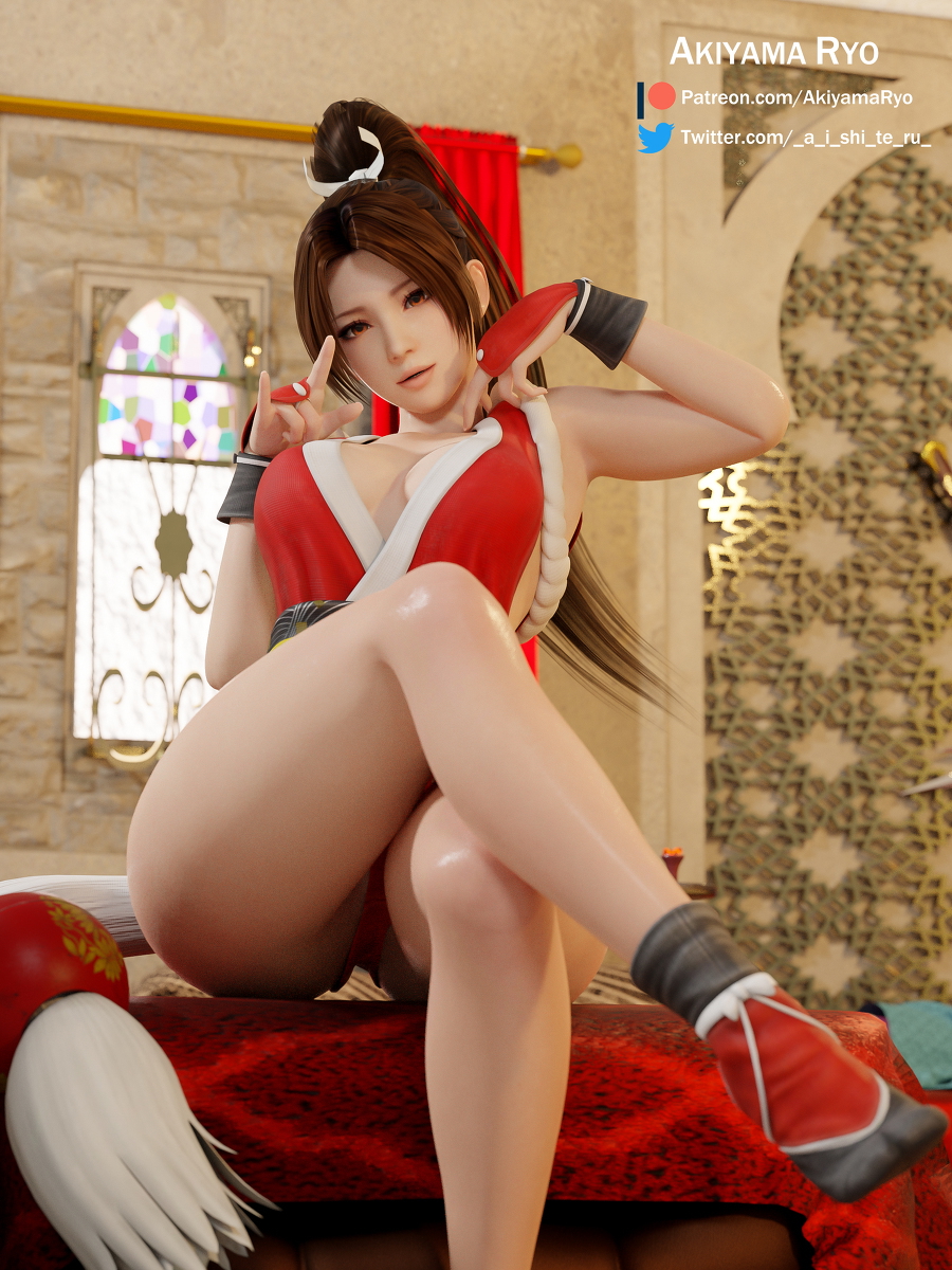 Undressed Mai Dead Or Alive Mai Shiranui 3d Porn 3d Girl Nsfw Nude Naked Lingerie Big Tits 2