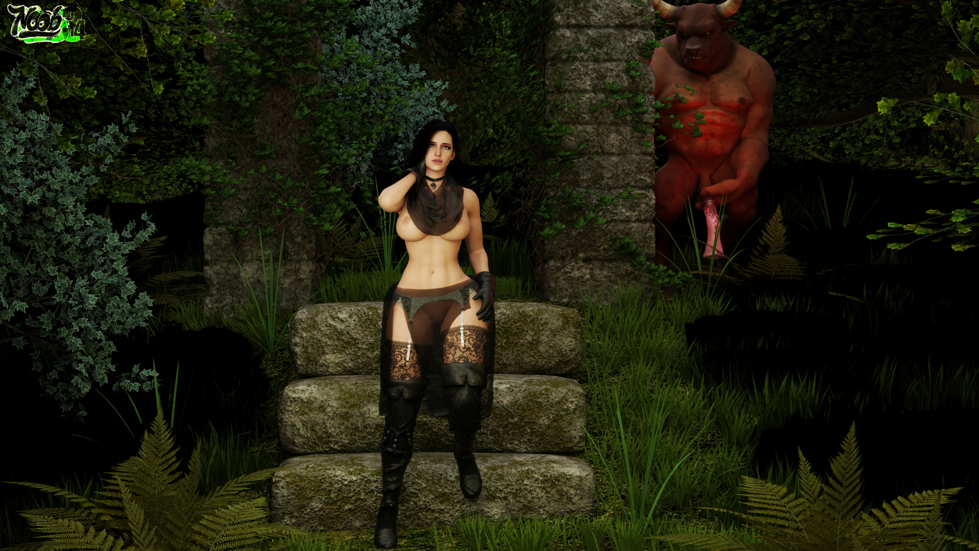 Yennefer x Minotaur Yennefer di Vengerberg Yennefer (witcher) Huge Cock Horsecock Monster 3