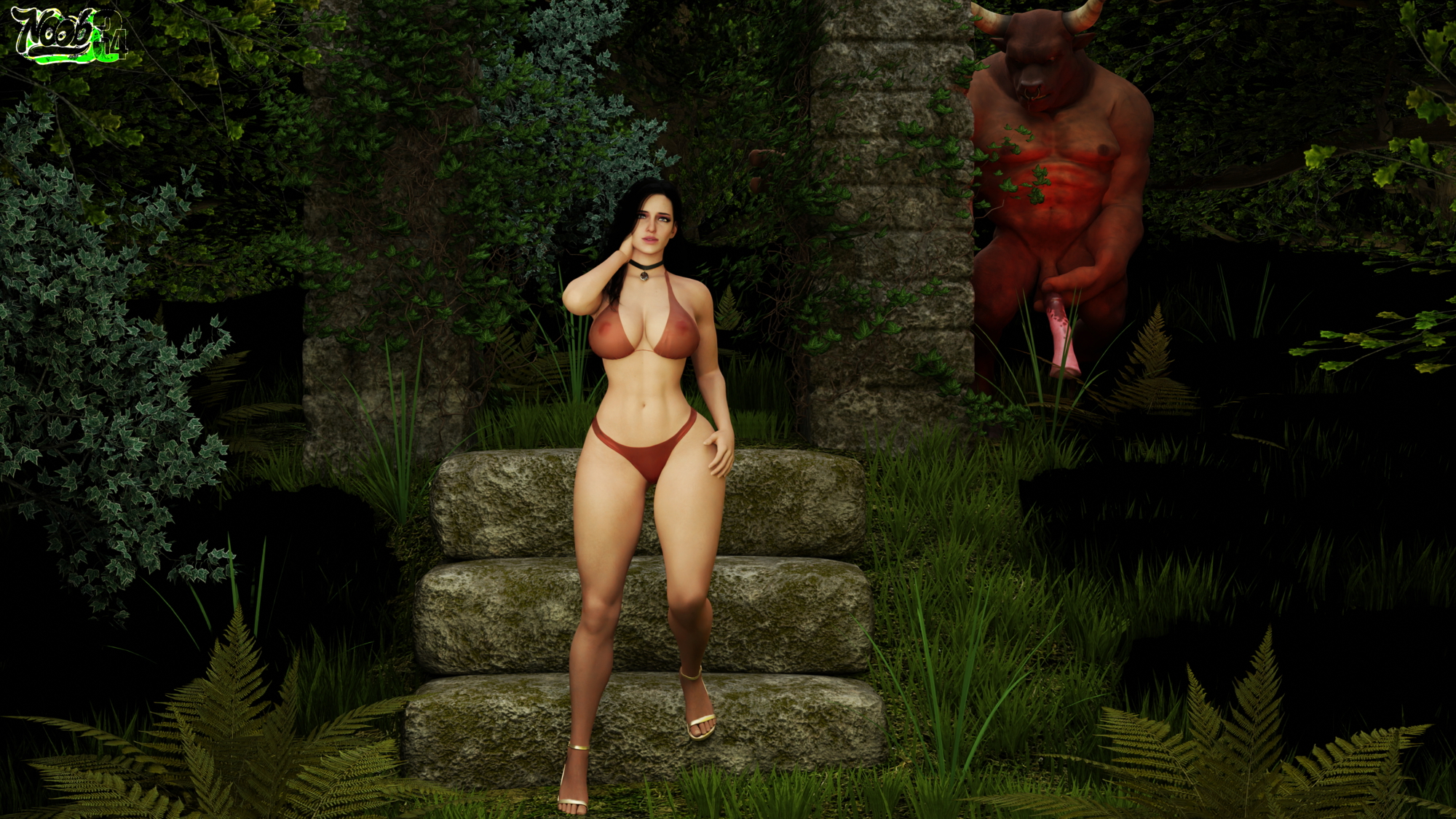 Yennefer x Minotaur Yennefer di Vengerberg Yennefer (witcher) Huge Cock Horsecock Monster 5