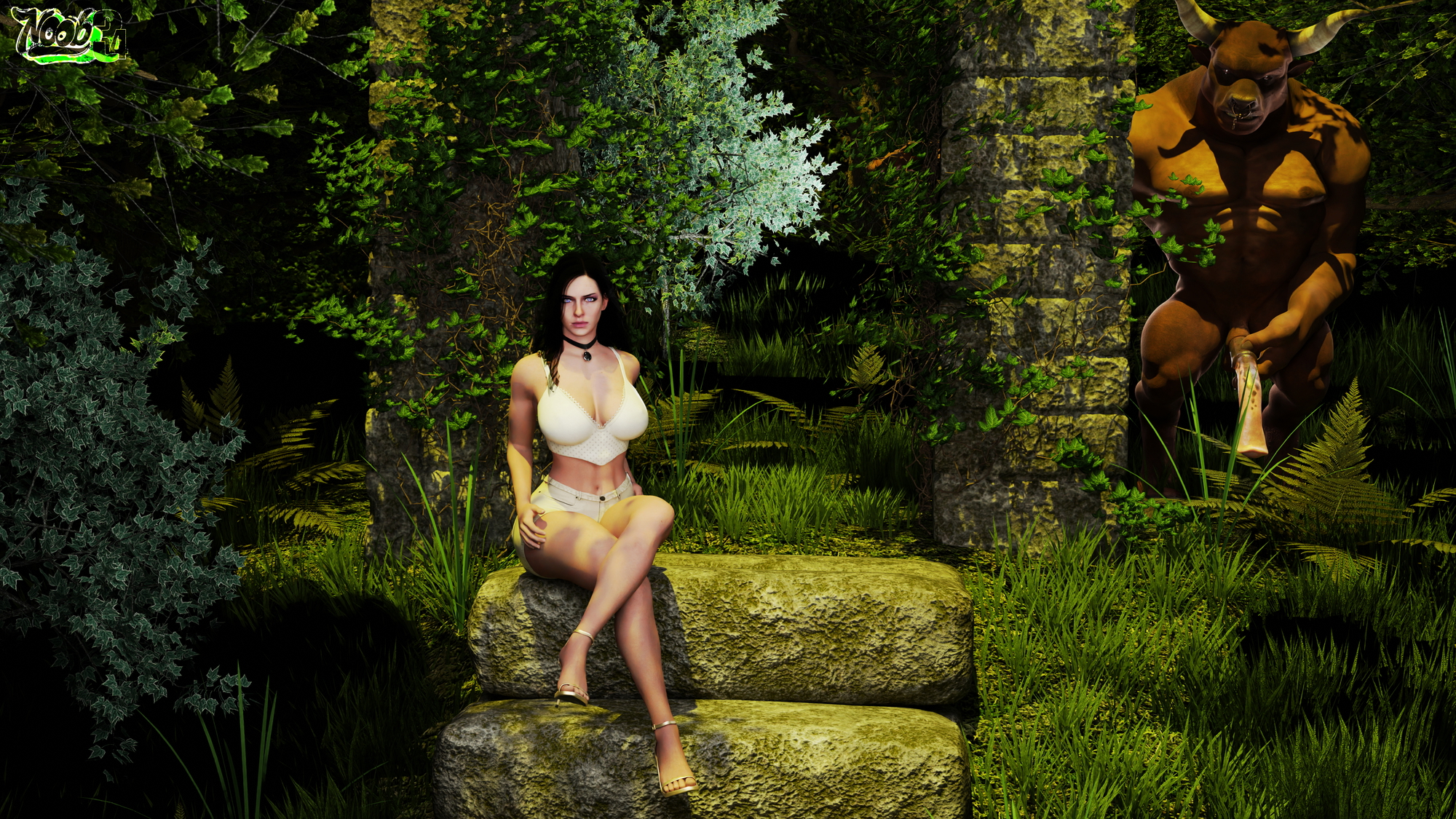 Yennefer x Minotaur Yennefer di Vengerberg Yennefer (witcher) Huge Cock Horsecock Monster 8