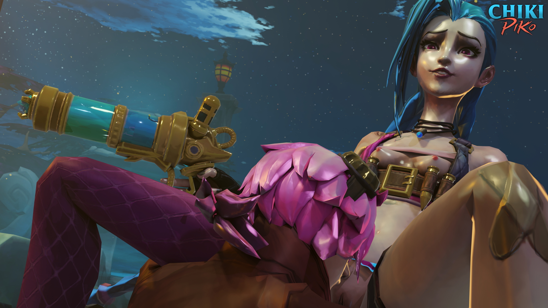 JINX + VI Jinx Arcane League Of Legends Legs Boobs Big Tits Big Ass Big Booty Striptease Stripper Stripping Rule34 Rule 34 Lol Cunnilingus 3