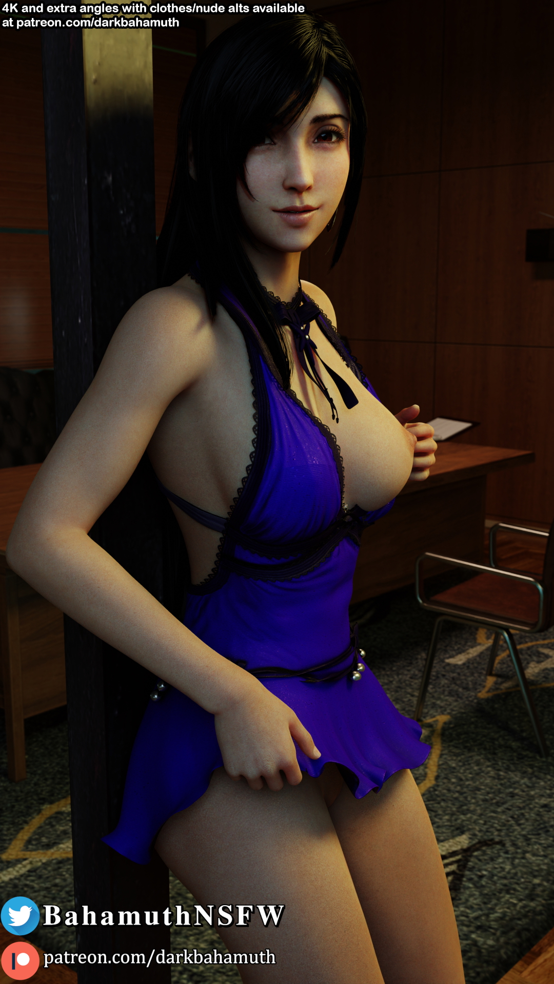 Tifa has needs | Patron's render! Tifa Lockhart Final Fantasy 
