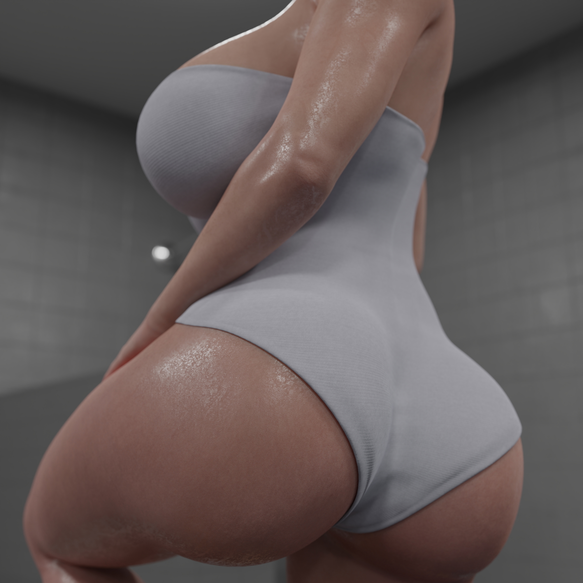 Power Girl Shower Portrait Power Girl  12