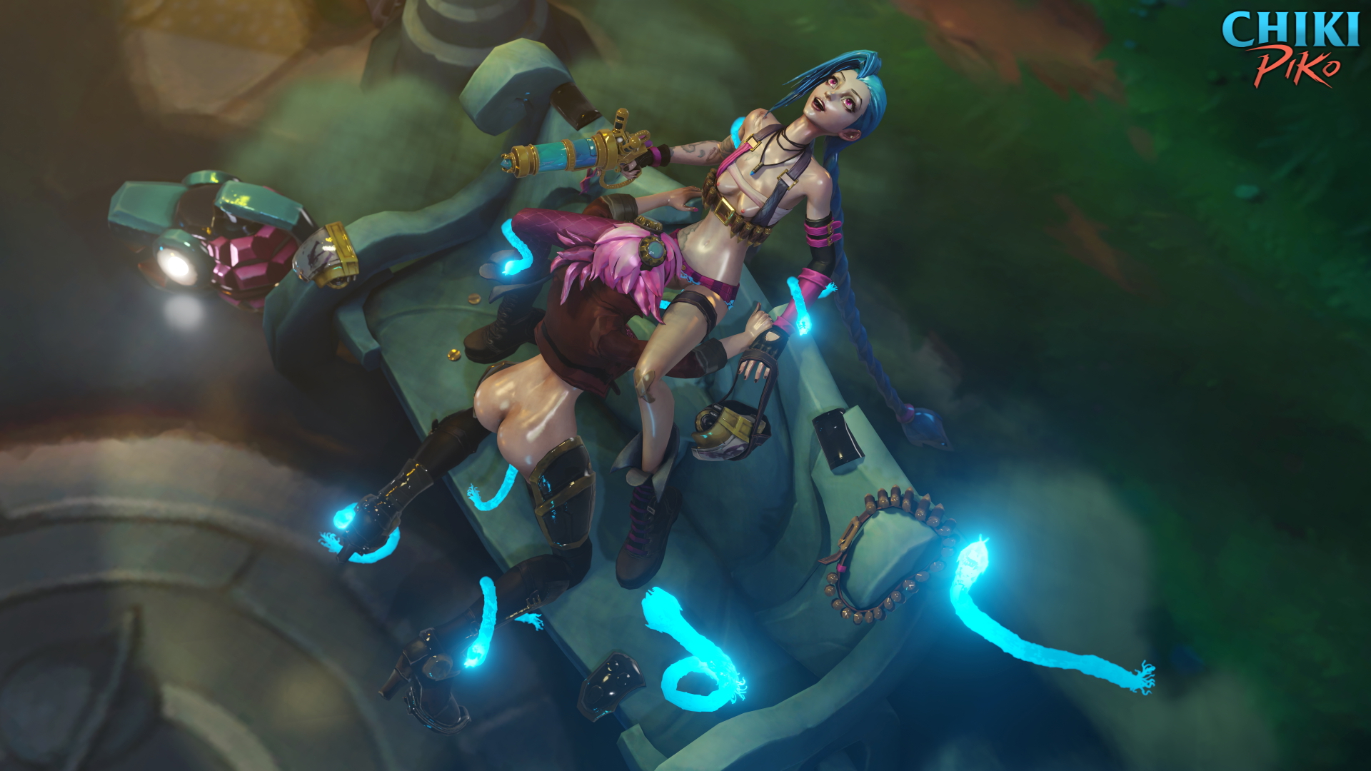 cunnilingus for Jinx Jinx League Of Legends Arcane Legs Boobs Big Tits Big Ass Big Booty Striptease Stripper Stripping Rule34 Rule 34 Lol 4