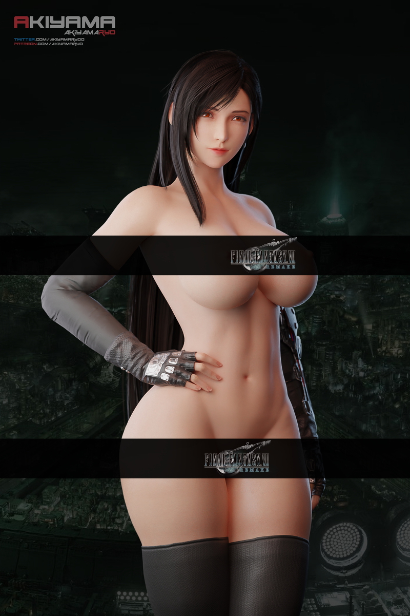 Hmmm... Tifa Lockhart Final Fantasy 3d Porn 3d Girl Nsfw Big Tits Censored
