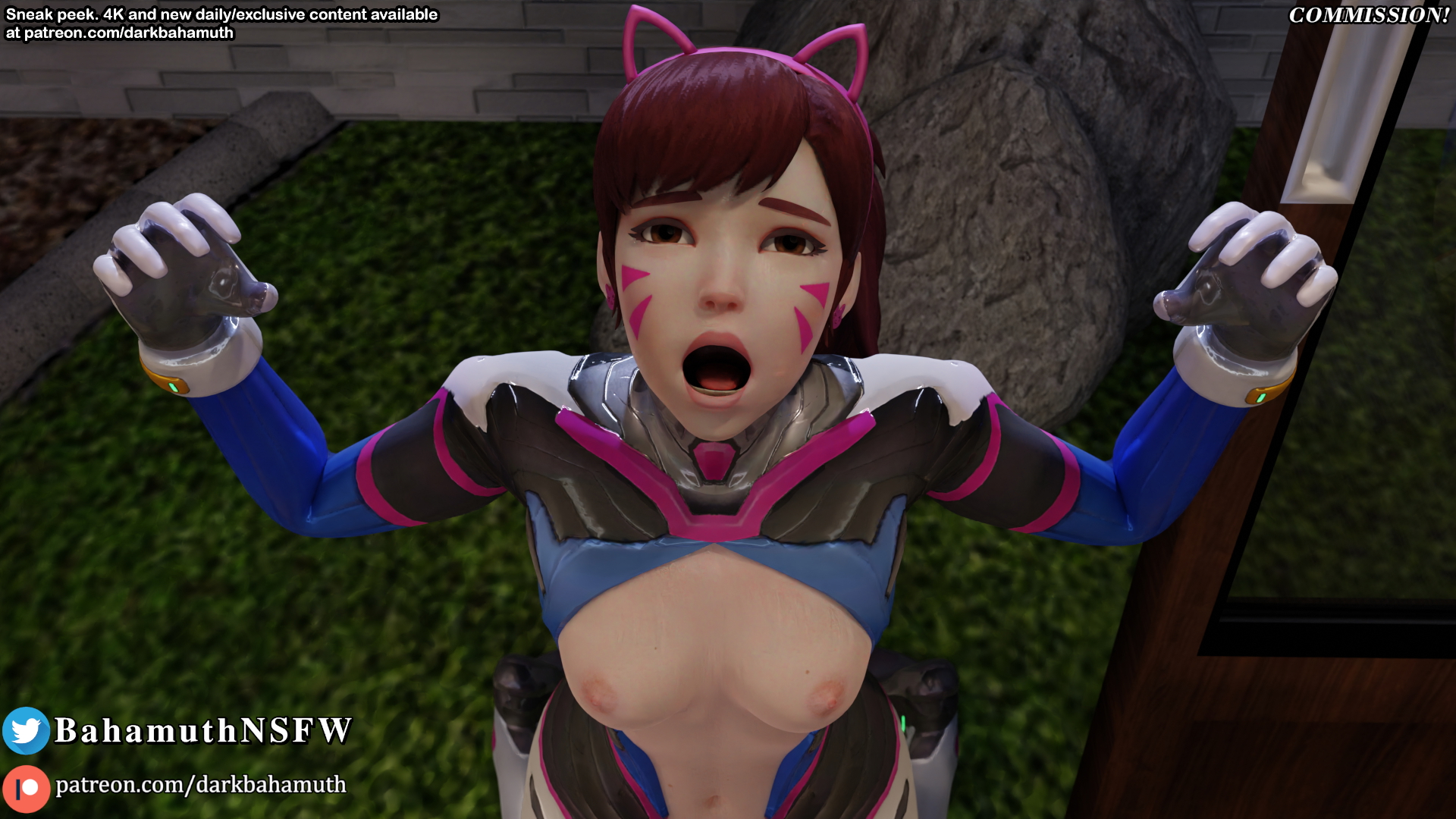 Dva is yawning | Sneak peek Dva (overwatch) Overwatch 