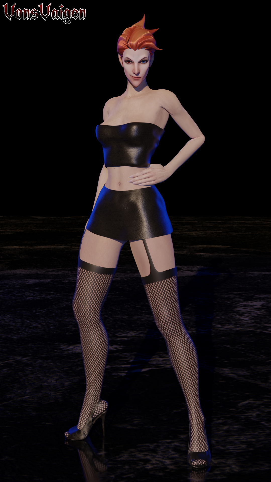 Moira's sexy night suit Moira Lingerie Latex Suit Legs