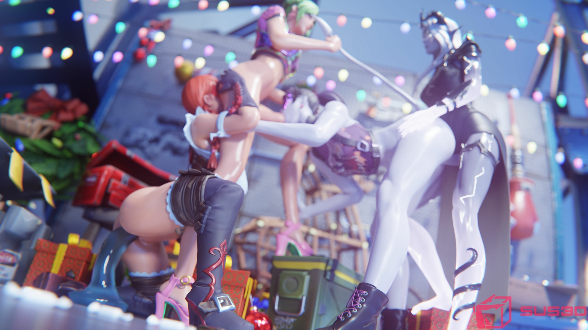 Fortnite christmas Fortnite Zoey (fortnite) Fable (fortnite) Nightsurf Bomber Etheria Futa Long Legs Double Penetration Dildo