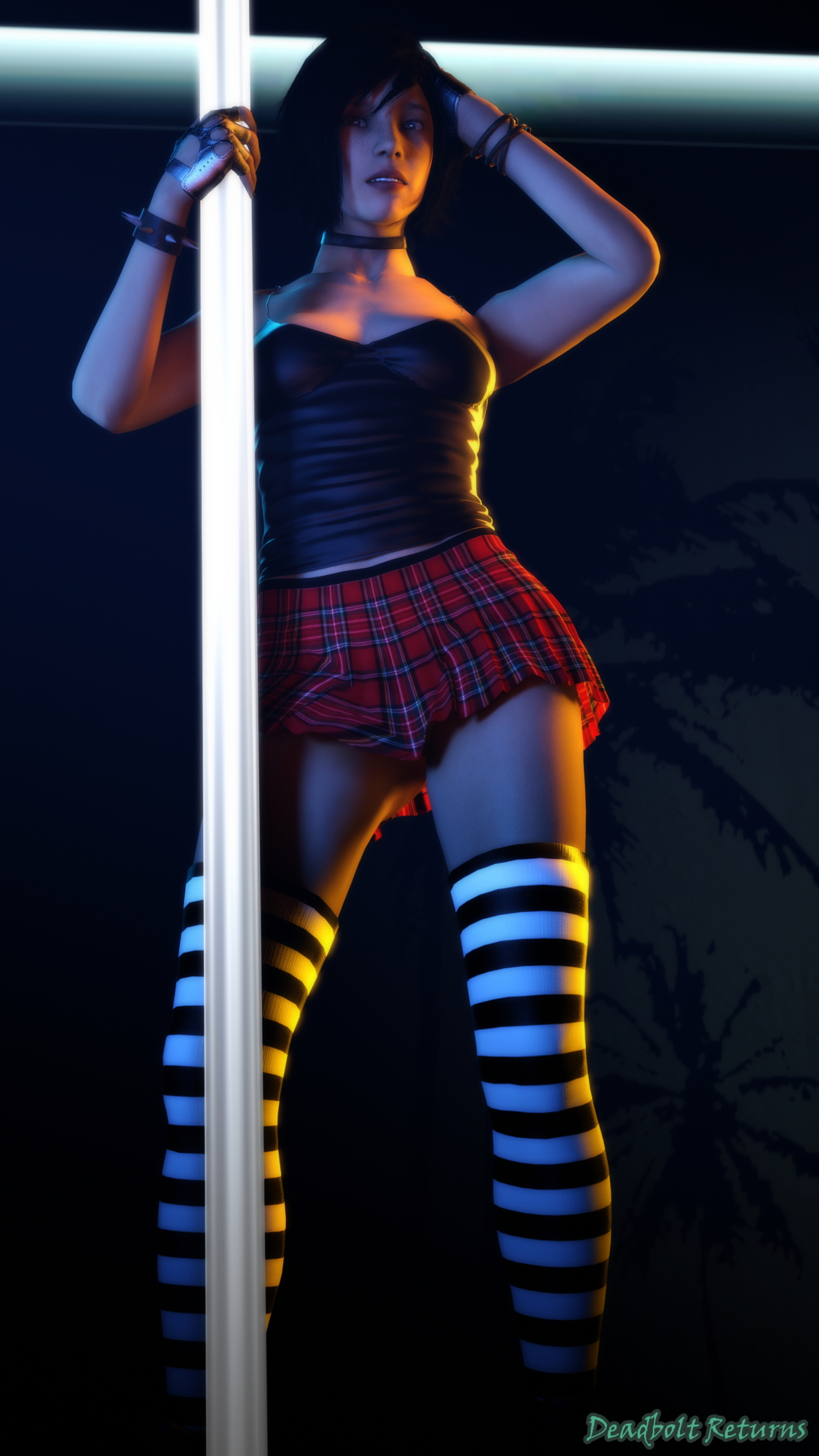 Goth Stripper Heather Mason Heather Mason Silent Hill Silent Hill 3 Sfm Source Filmmaker 3d Porn Striptease Stripper Pole Dance Rule34 Rule 34