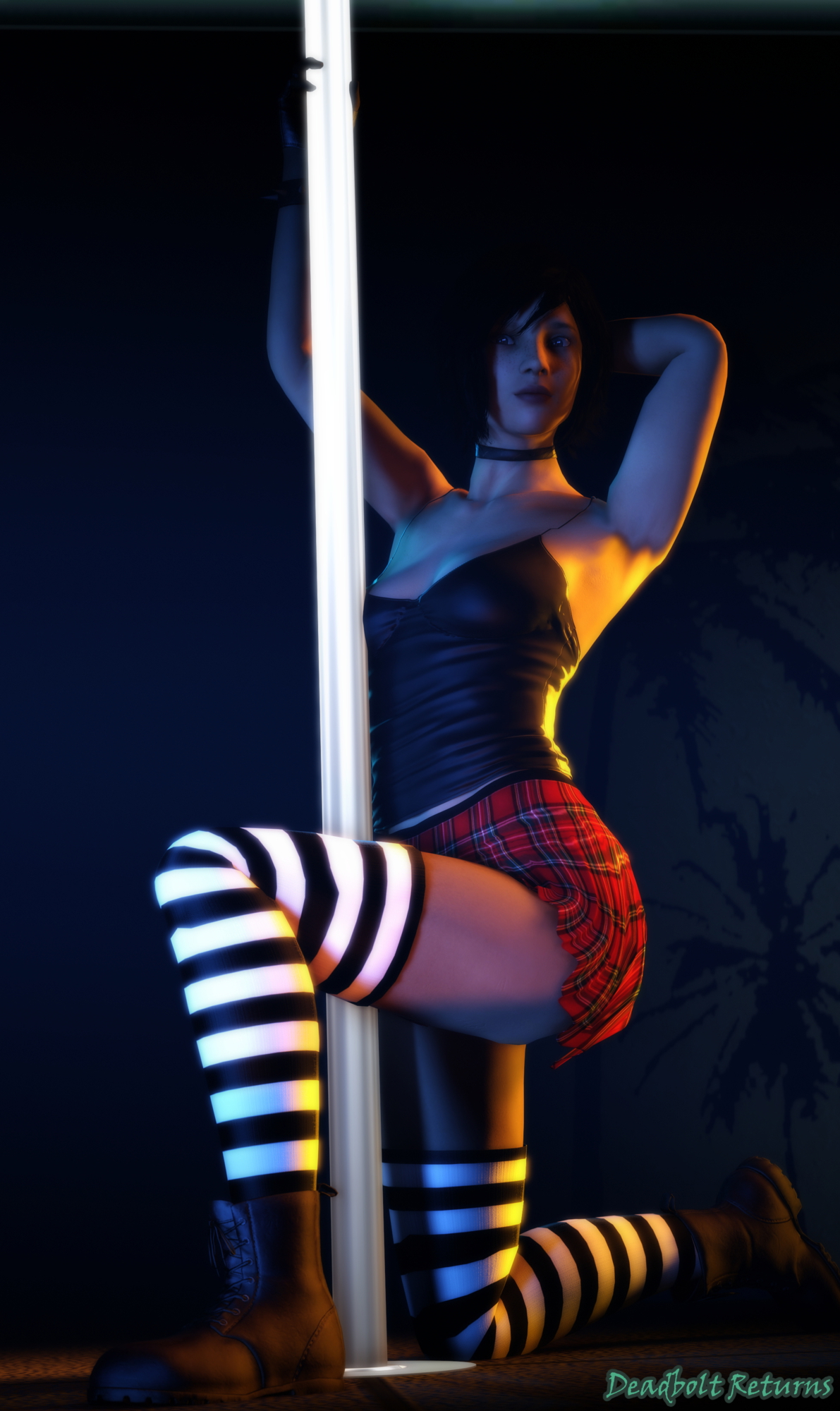 Goth Stripper Heather Mason Heather Mason Silent Hill Silent Hill 3 Sfm Source Filmmaker 3d Porn Striptease Stripper Pole Dance Rule34 Rule 34 2