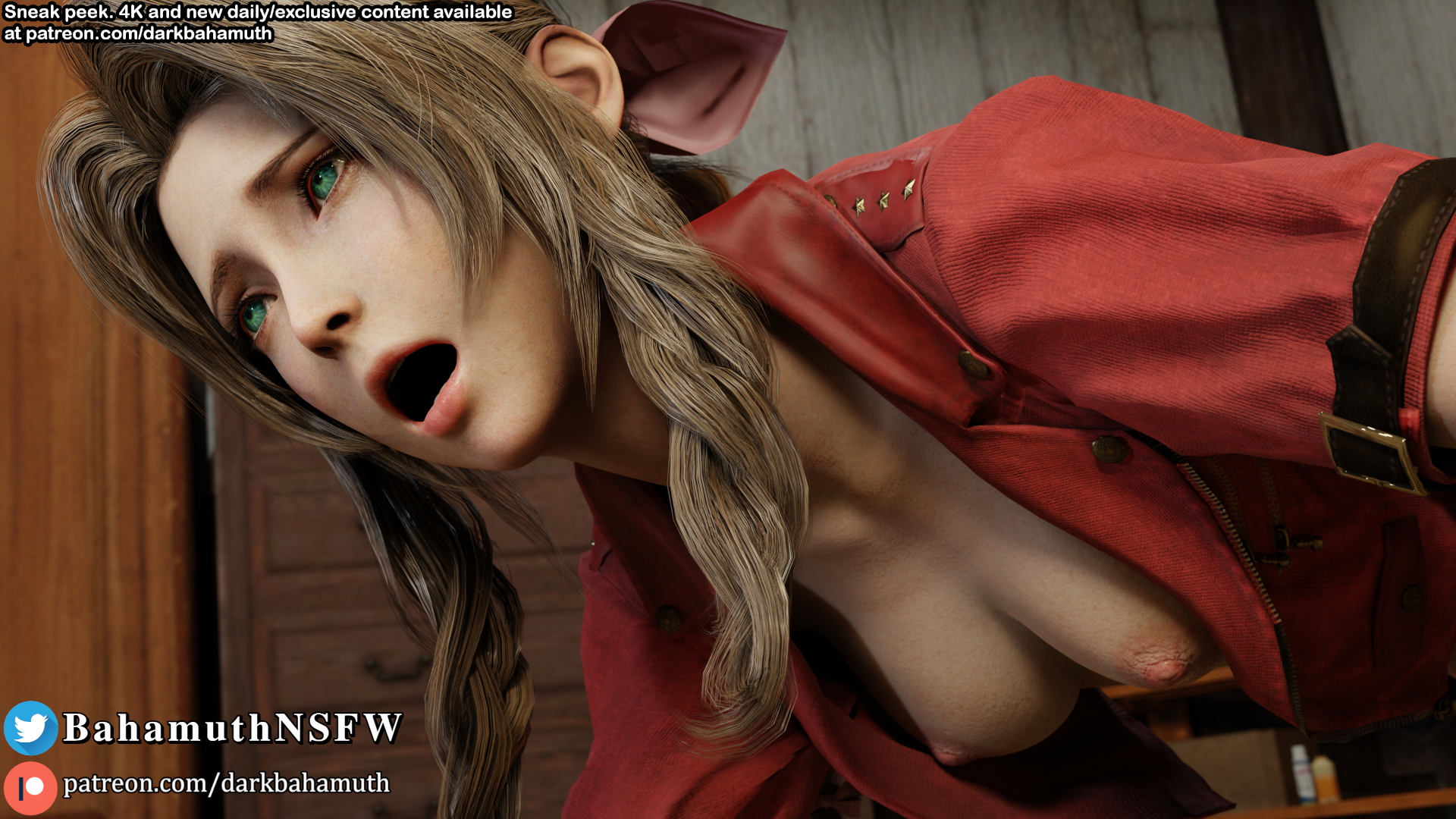 Aerith sneak peek! Aerith Gainsborough Final Fantasy Final Fantasy 7 