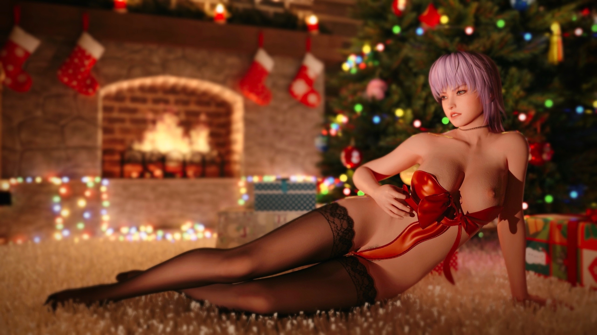 Ayane is unwrapping a special gift for you.