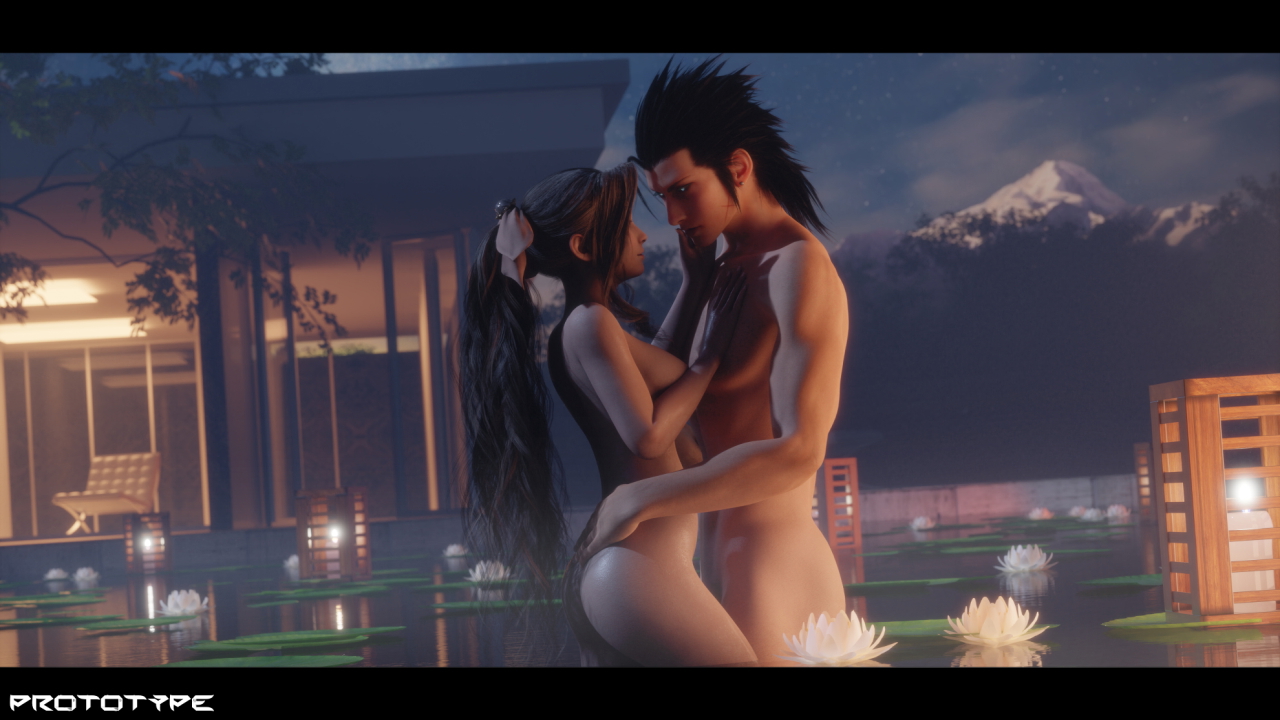 Aerith & Zack  Aerith Gainsborough Final Fantasy Final Fantasy 7 Final Fantasy 7 Remake Final Fantasy VII Zack Fair Zack 