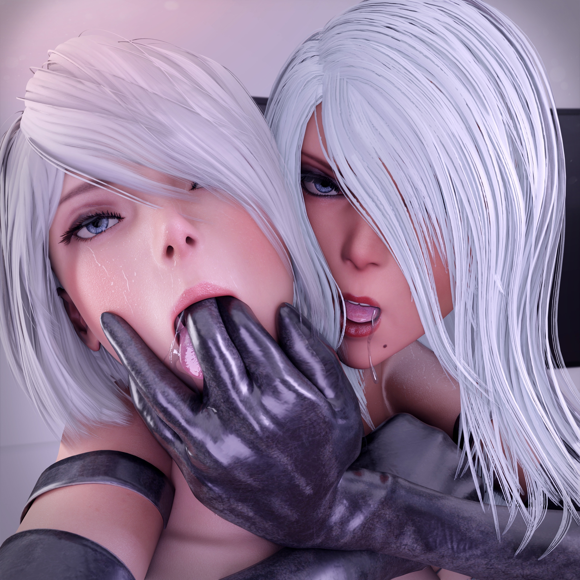 Futa A2 x 2B Nier Automata Yorha2b Yorha A2 Futanari Futa Futa On Female Anal Anal Sex Hard Anal 3