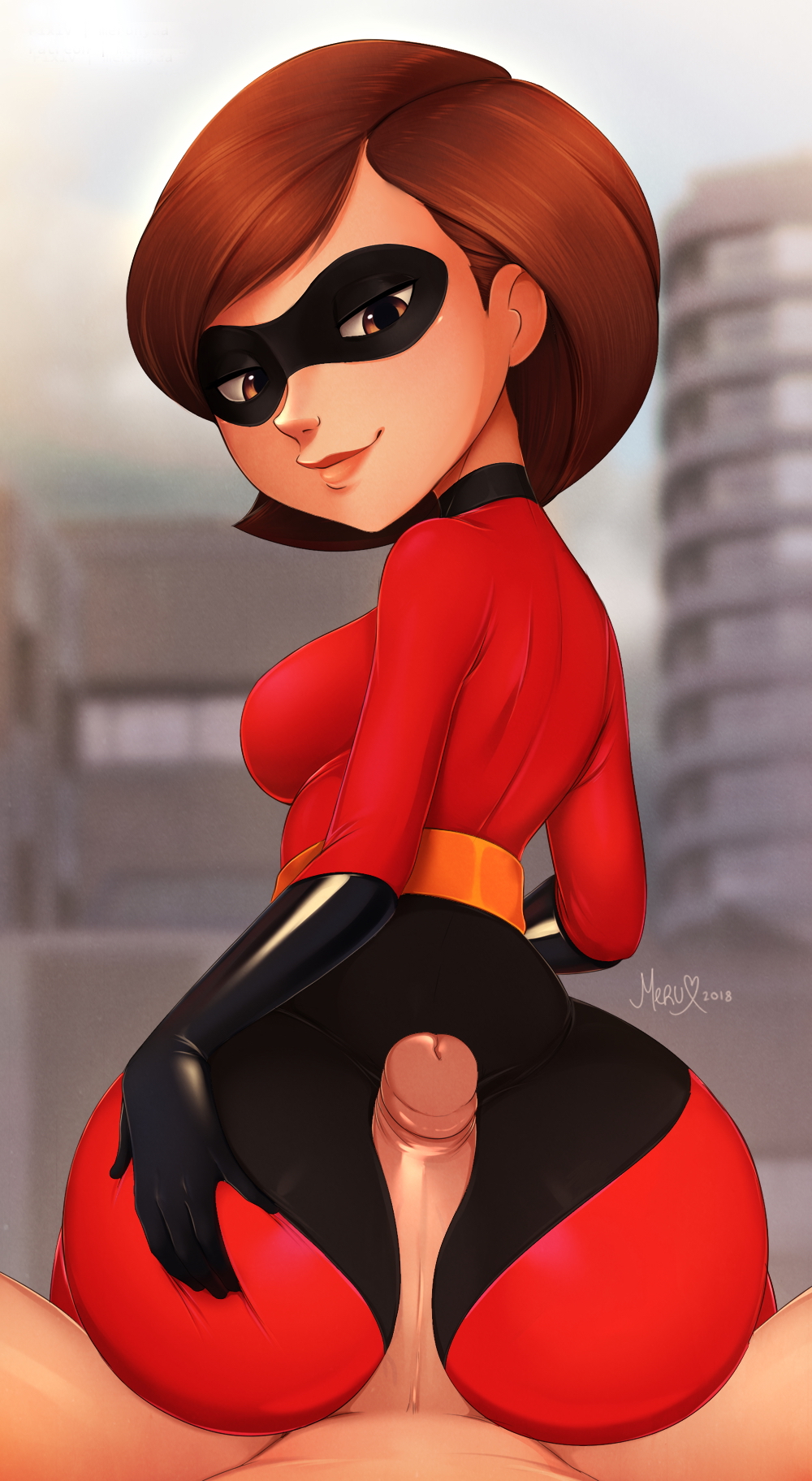 Ms Incredible having some fun.  Nsfw Big Ass