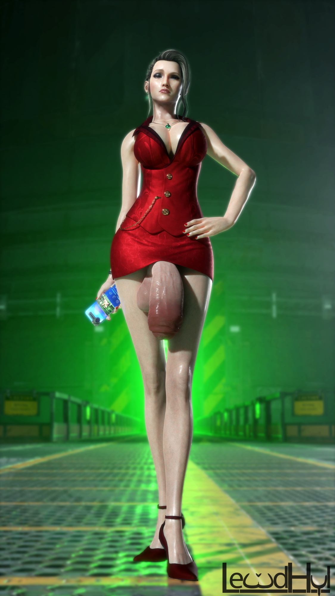 Scarlet MASSIVE Weapons Scarlet (final Fantasy Vii) Final Fantasy Final Fantasy 7 Final Fantasy 7 Remake Final Fantasy VII Futanari Futa Big Dick Dick Dickgirl