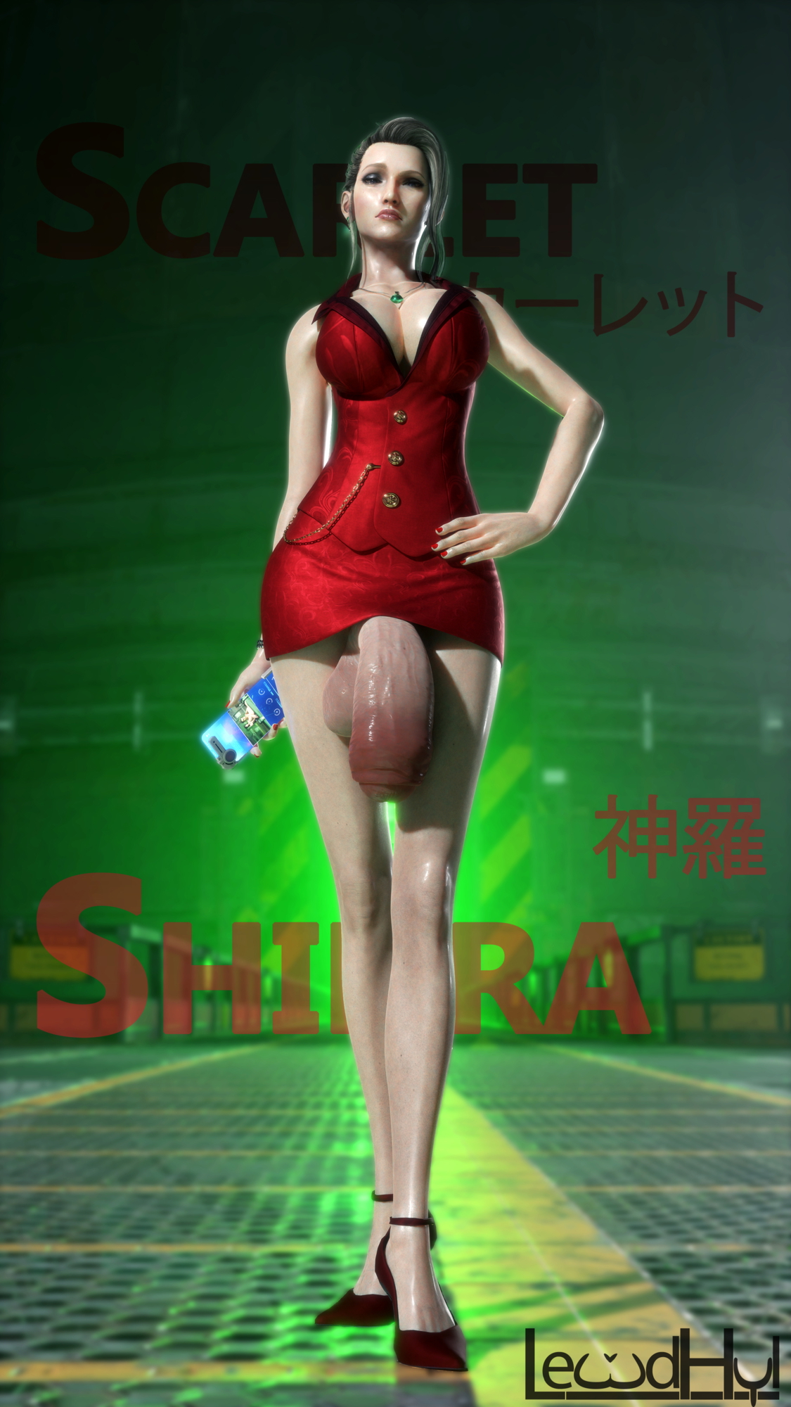 Scarlet MASSIVE Weapons Scarlet (final Fantasy Vii) Final Fantasy Final Fantasy 7 Final Fantasy 7 Remake Final Fantasy VII Futanari Futa Big Dick Dick Dickgirl 2