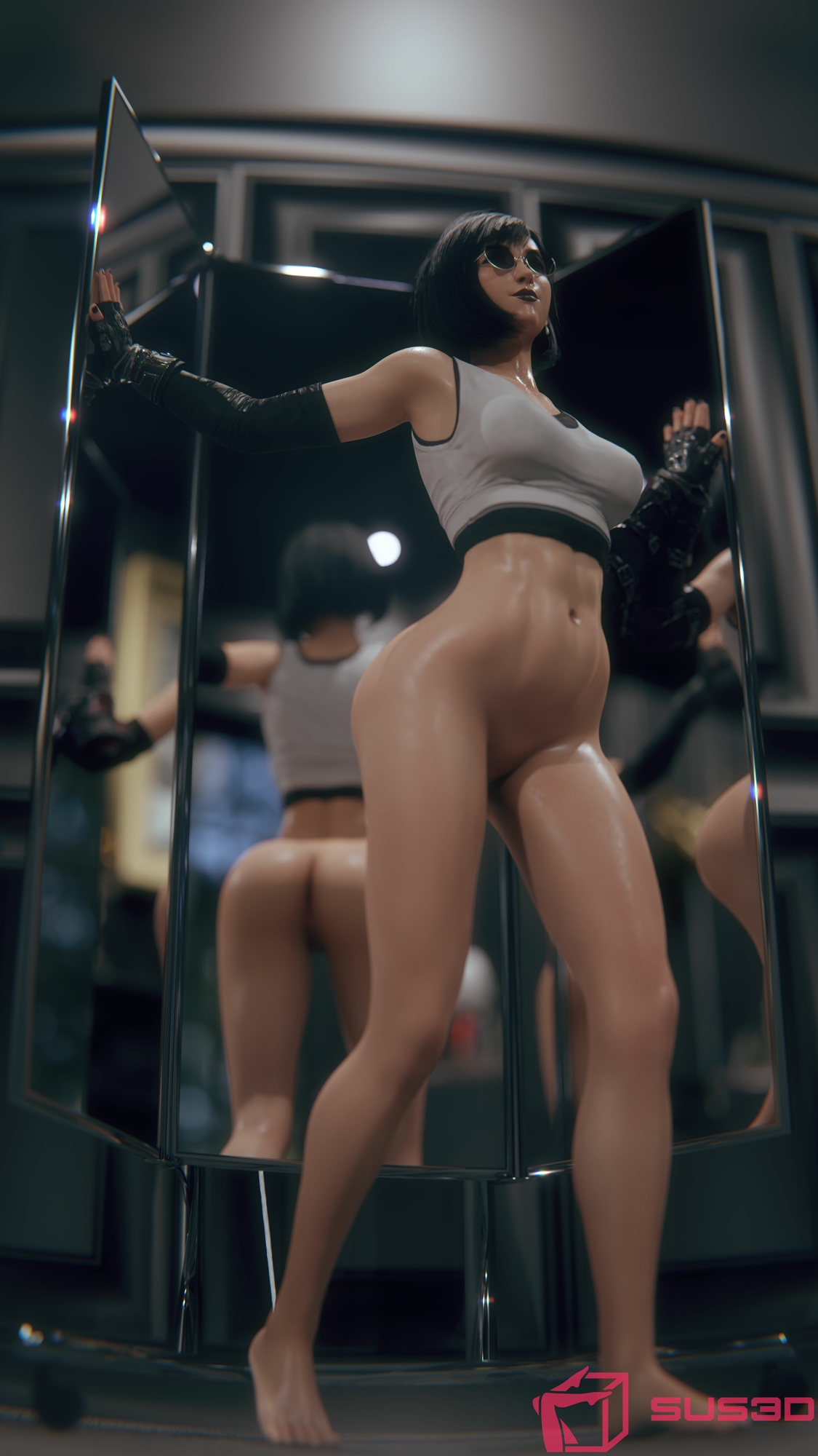 Tifa Pin-Up[01] Tifa Lockhart Legs Long Legs Feet 2