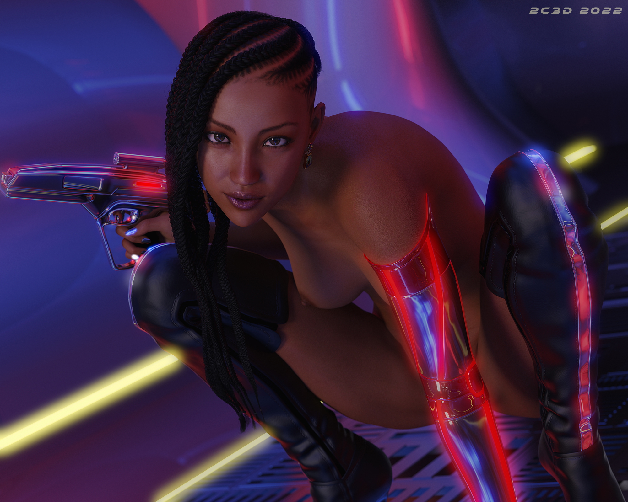 Hello There!  Pinup Sci-fi