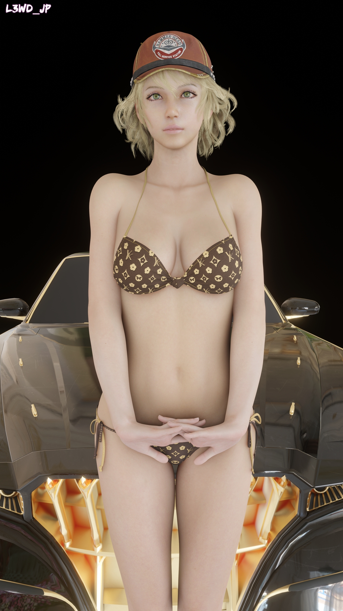 Cindy Golden Regalia Final Fantasy Xv Final Fantasy Cindy Aurum Nude Car 2