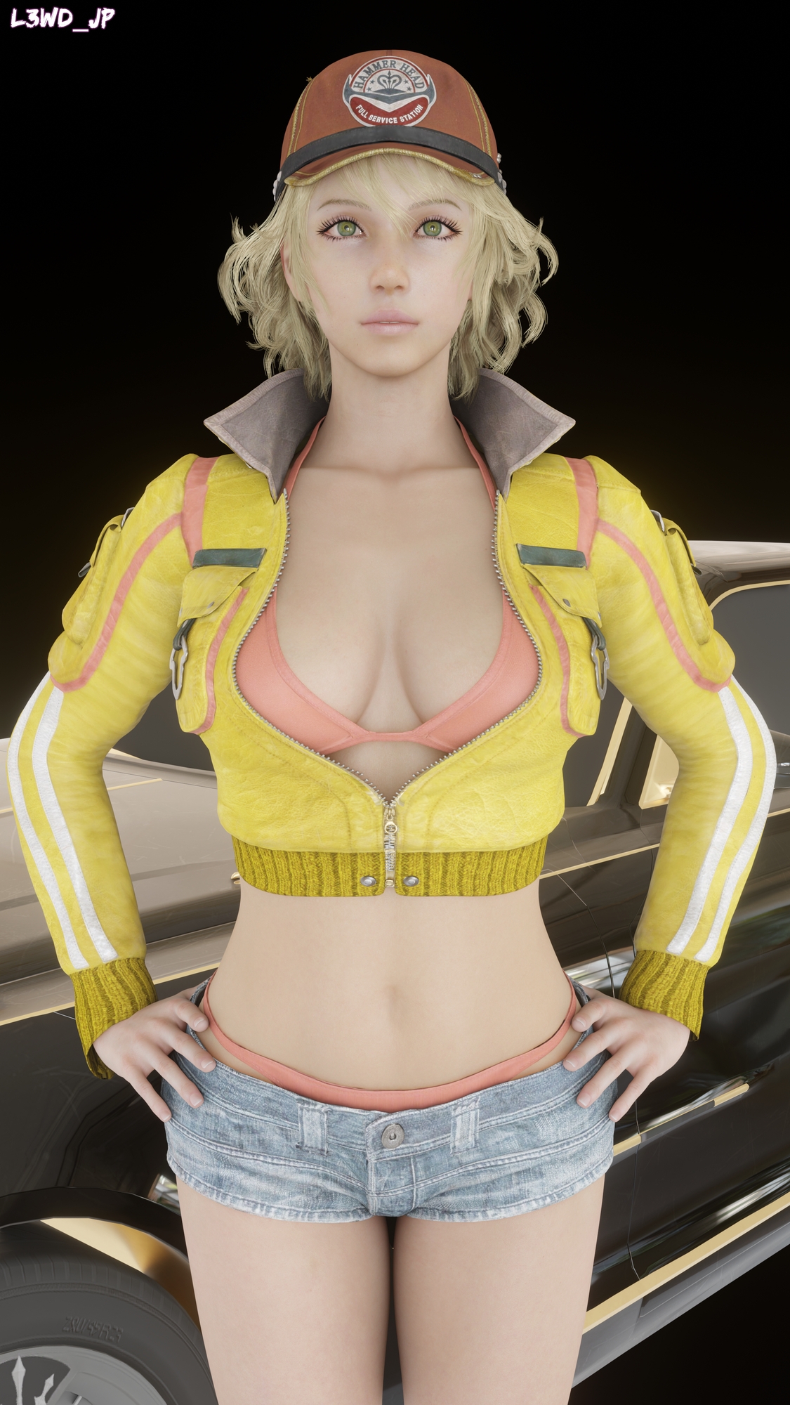 Cindy Golden Regalia Final Fantasy Xv Final Fantasy Cindy Aurum Nude Car 6