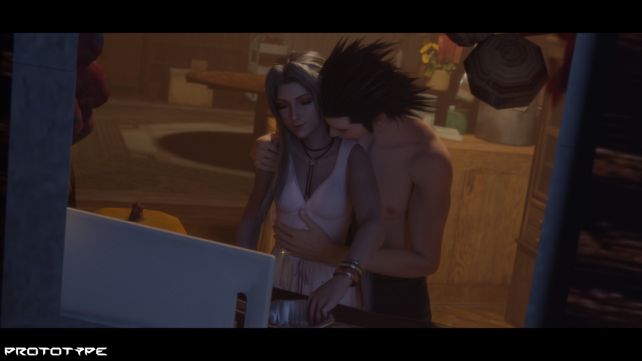 Zack&Aerith love Aerith Gainsborough Zack Final Fantasy Final Fantasy 7 Remake Final Fantasy 7 Final Fantasy VII 
