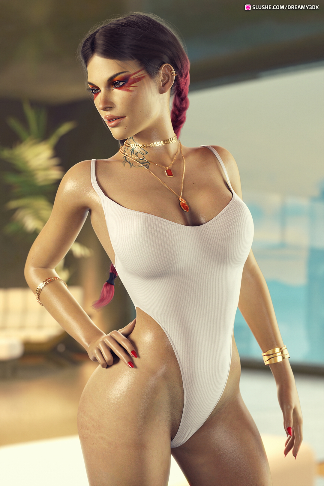 Loba Original 3d Porn 3d Girl Nsfw Big Booty Ass Sexy 2