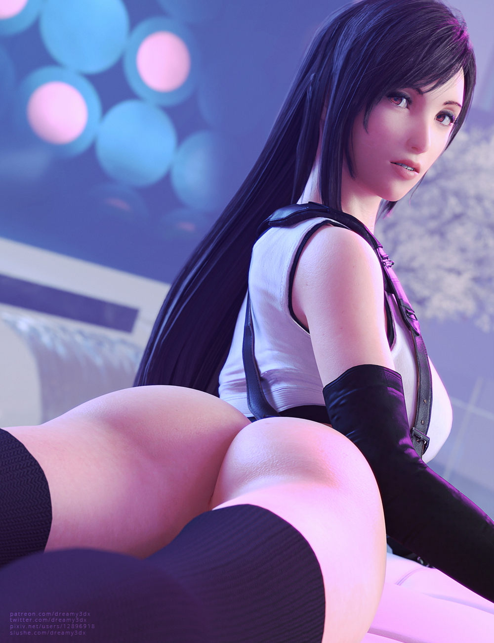 Tifa Lockhart Original Tifa Lockhart Final Fantasy 3d Porn 3d Girl Nsfw Sexy Booty Ass