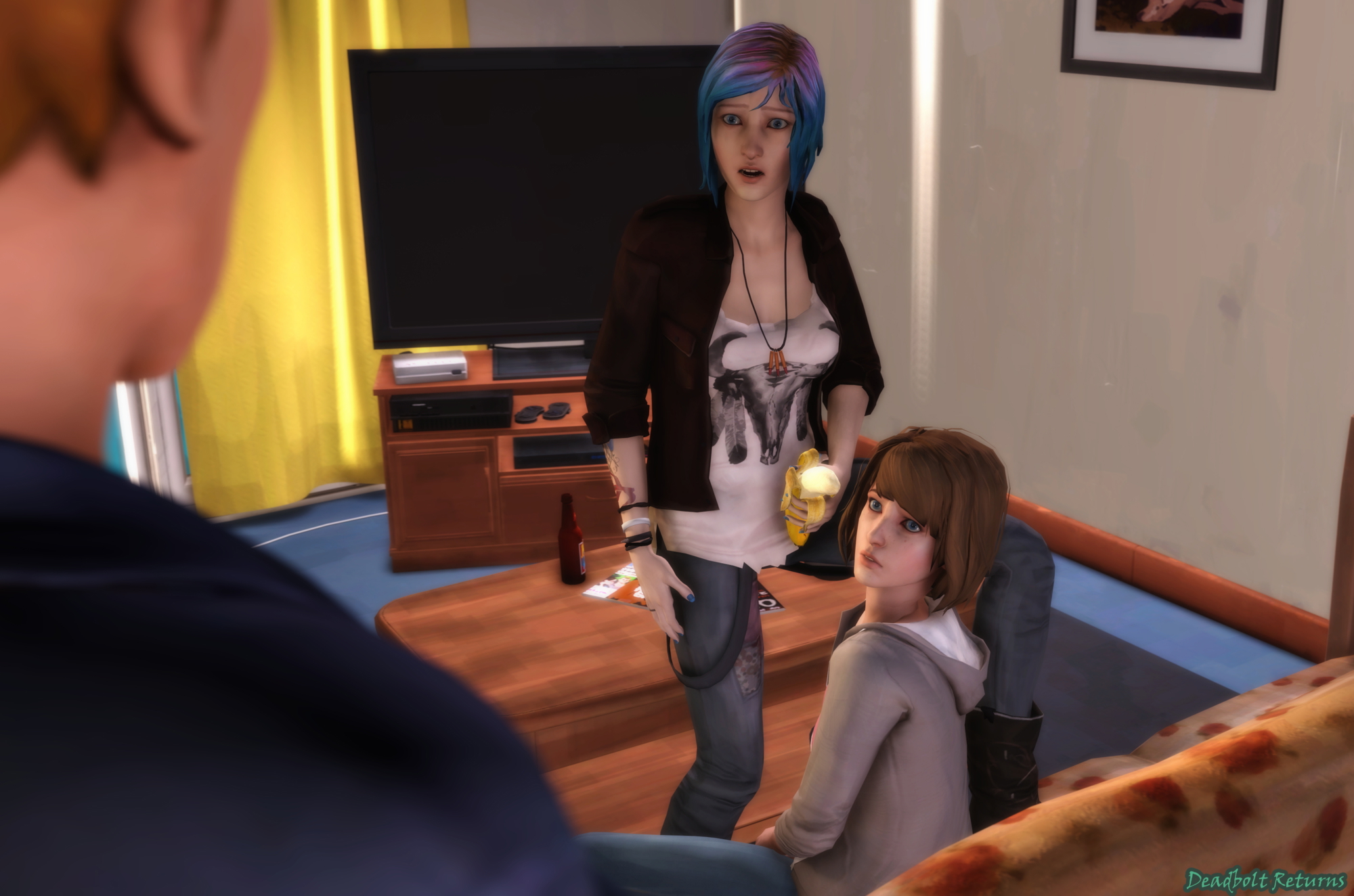Banana-latio Max Caulfield Chloe Price Life Is Strange Life Is Strange Max Sfm Source Filmmaker Rule34 Rule 34 3d Porn 11