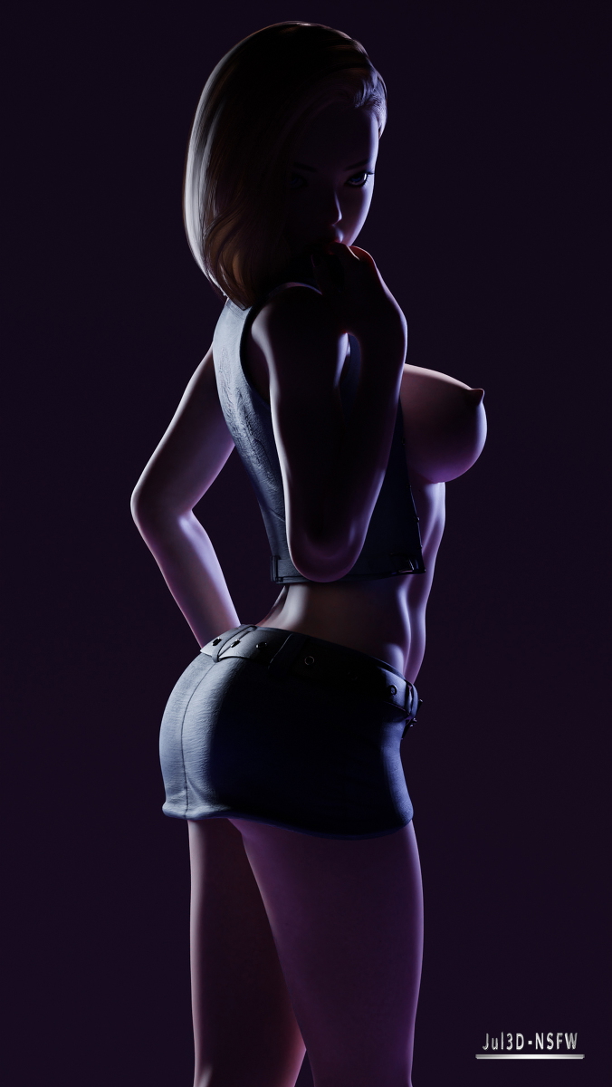 C18 Naked hot poses Dragonball C18 (dragonball) Dragonball Sexy Naked Hot Outfit Clothing Teen Big Tits 3