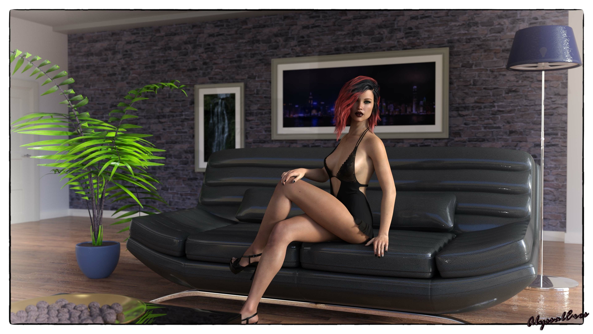 Rendered in Iray with DAZ 4.14. Postwork in Photoshop.
