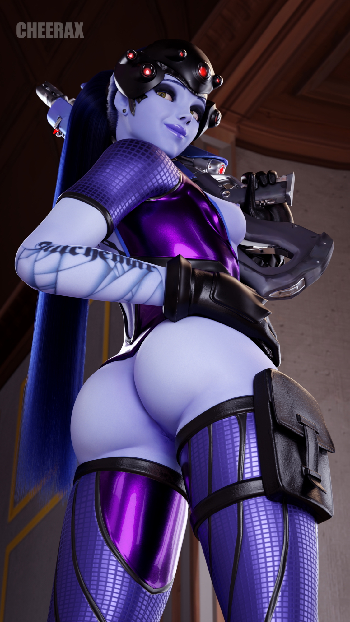 Widowmaker Presenting Widowmaker Overwatch Booty