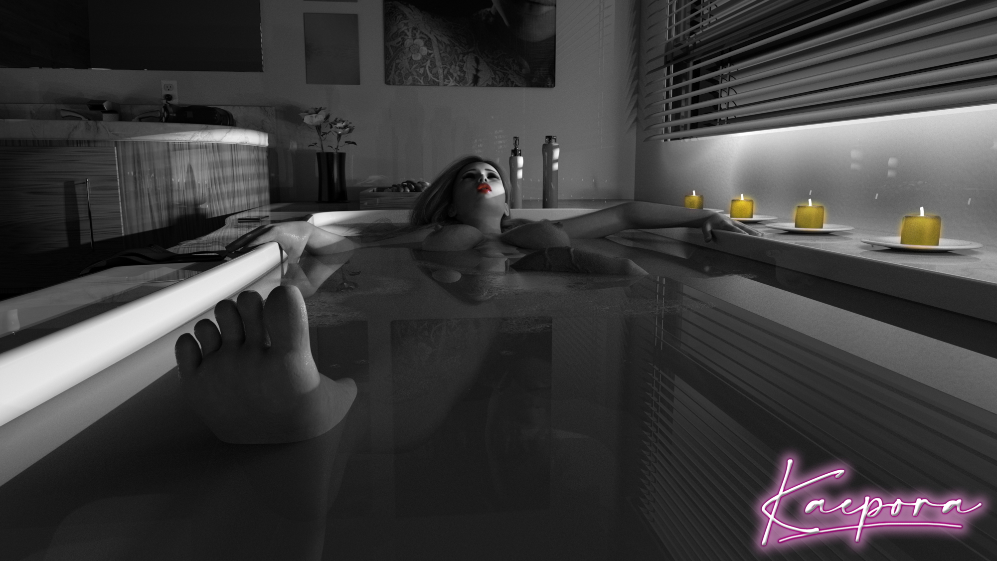 erotic bath  Original Character Futanari Bathroom Erotic 2