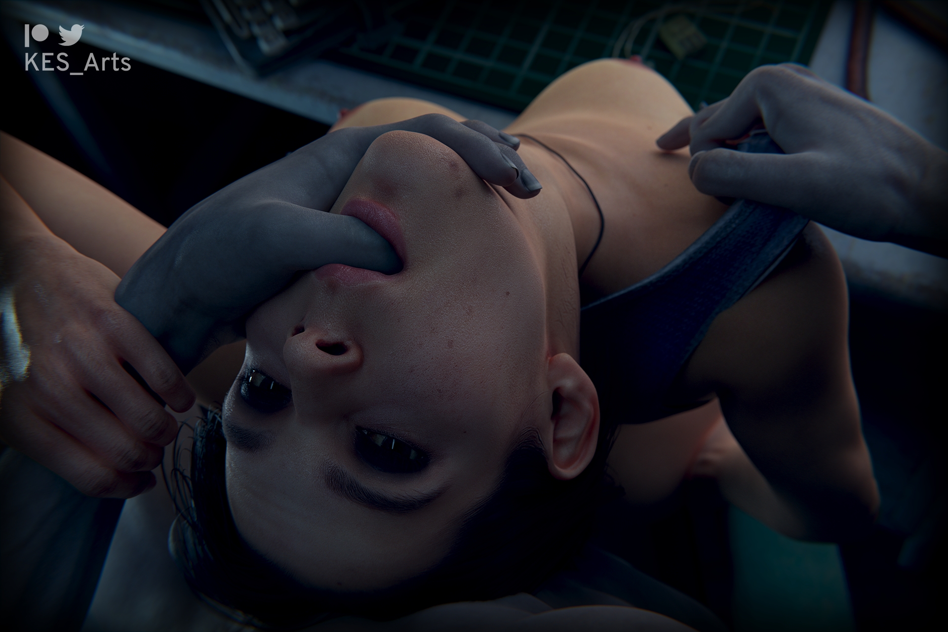 JILL SATIFIED BY ZOMBIE Resident Evil Resident Evil 3 Remake Jill Valentine Zombie Fingering Licking Natural Boobs Breasts Exposed