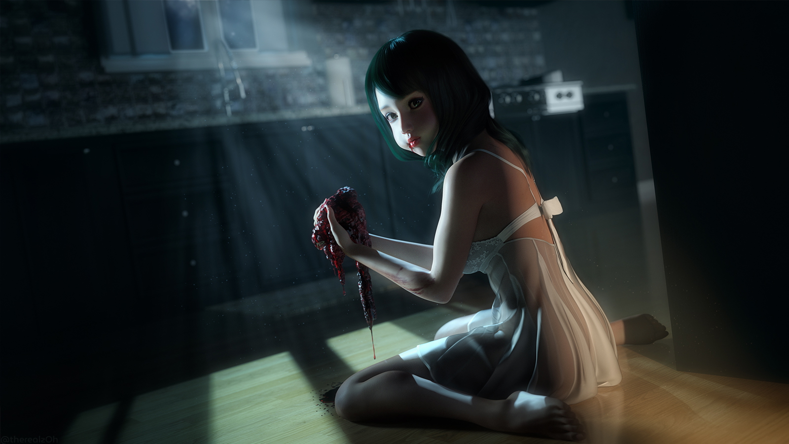 Saya from Saya no Uta Saya Saya No Uta 3d Girl 3d Porn Horror