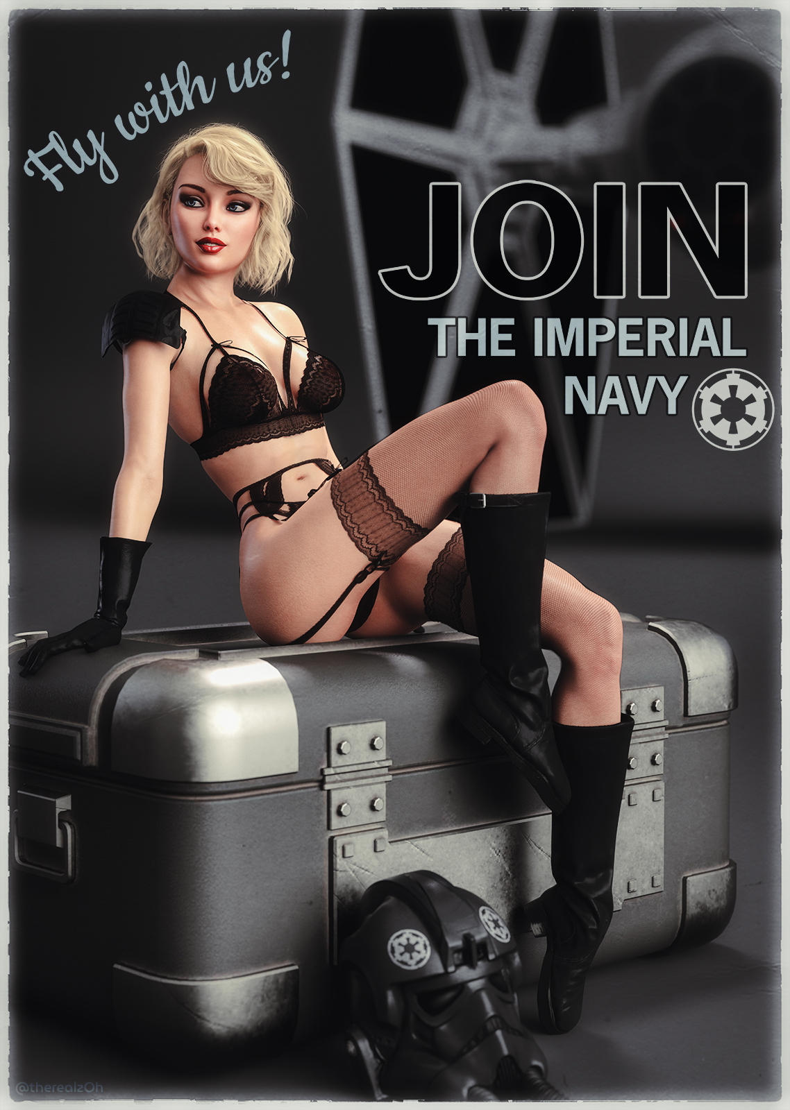 Is that a lightsaber in your pocket? Tie Fighter Star Wars Starwars 3d Girl 3d Porn Lingerie Sexy