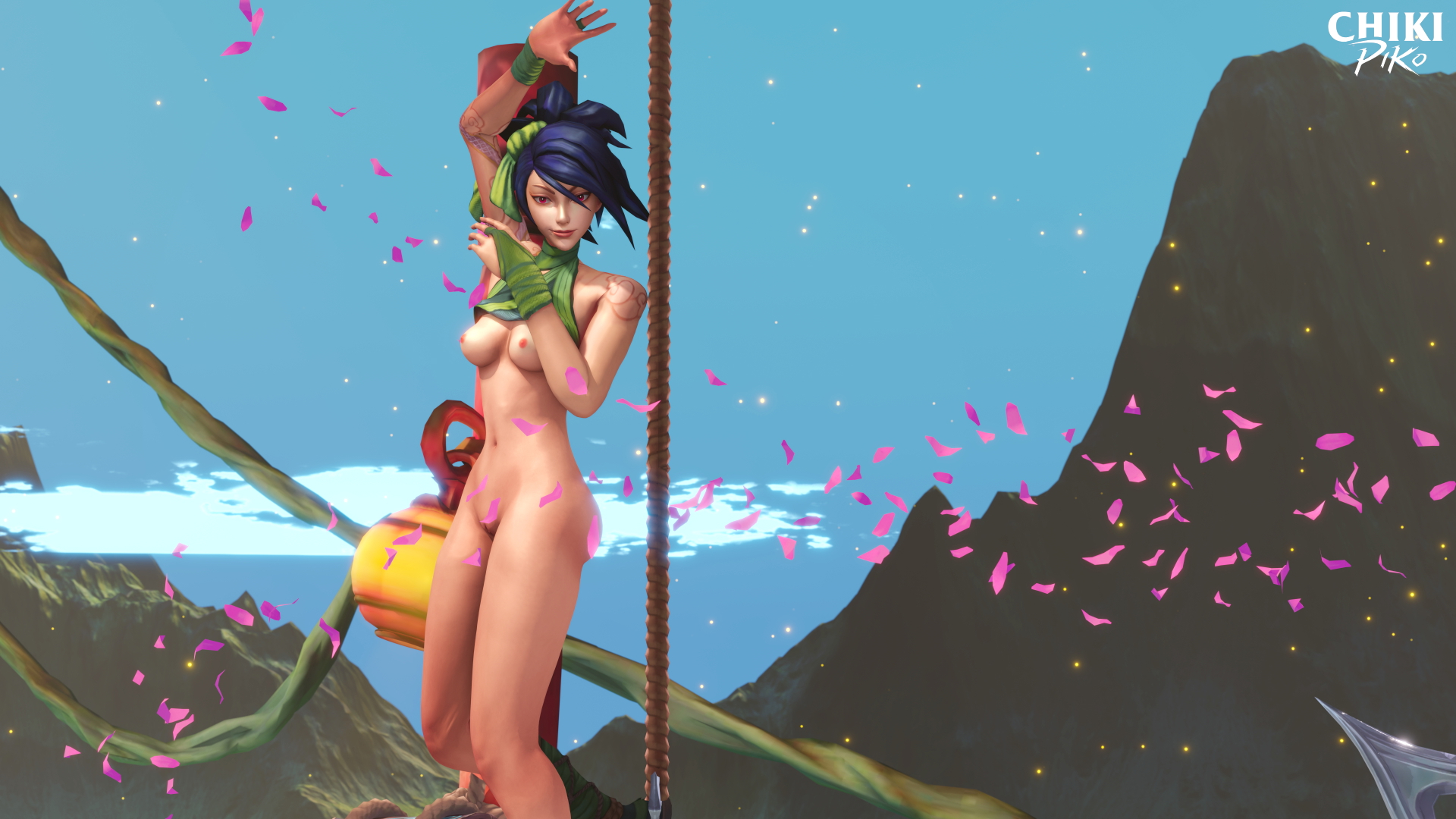 AKALI POLE DANCE Akali Legs Boobs Big Tits Big Ass Big Booty Striptease Stripper Stripping Rule34 Rule 34 Pole Dance 2