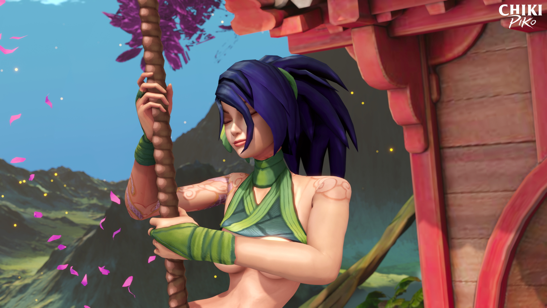 AKALI POLE DANCE Akali Legs Boobs Big Tits Big Ass Big Booty Striptease Stripper Stripping Rule34 Rule 34 Pole Dance