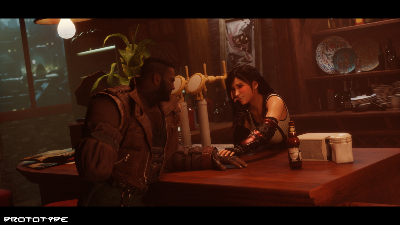 Tifa secret Tifa Lockhart Tifa Jessie Rasberry Jessie Cloud Cloud Strife Barrett Wallace Final Fantasy Final Fantasy 7 Final Fantasy 7 Remake Final Fantasy VII 