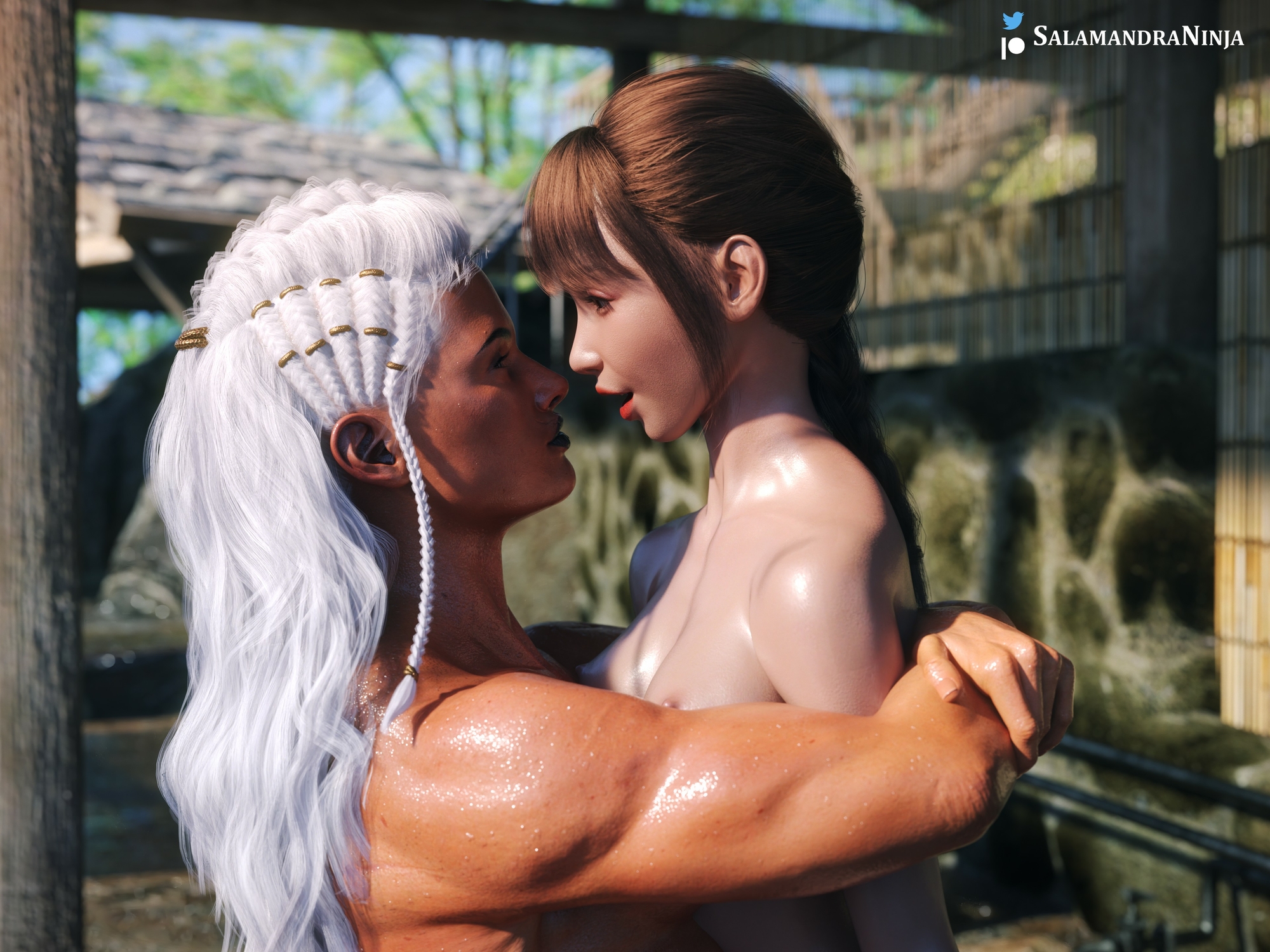 Hot Spring Threesome   23