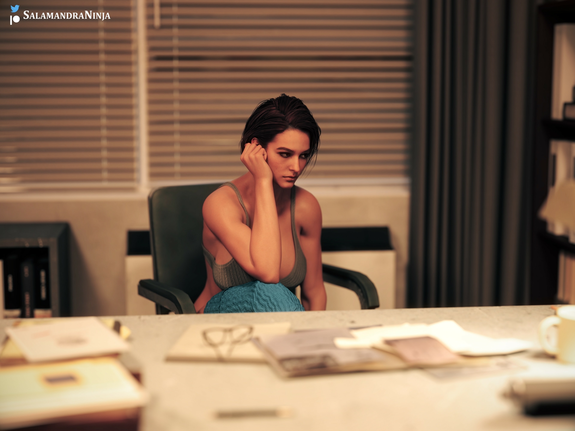 Jill & Ada s Work Break Ada Wong Jill Valentine Resident Evil Futanari