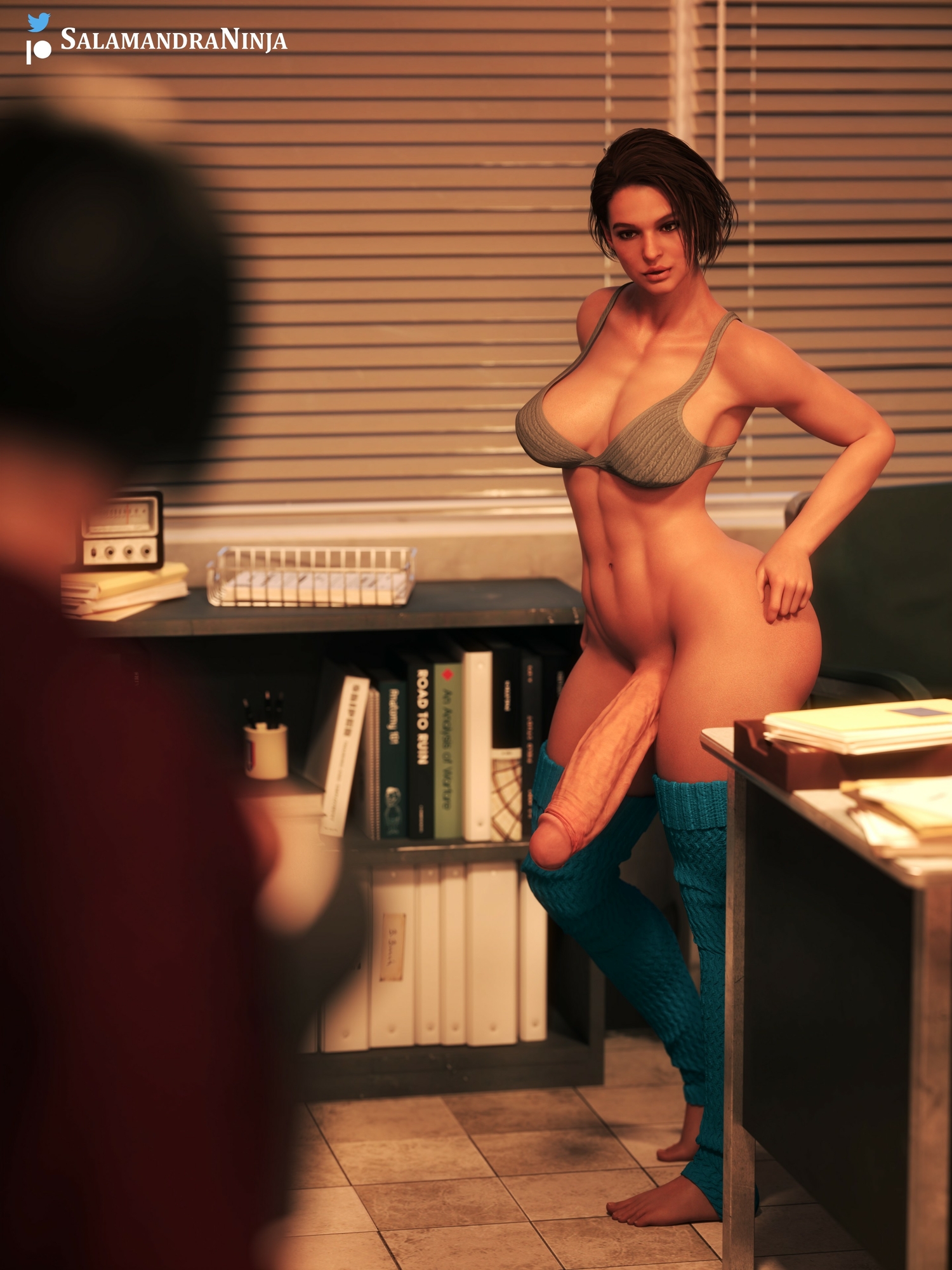 Jill & Ada s Work Break Ada Wong Jill Valentine Resident Evil Futanari 7