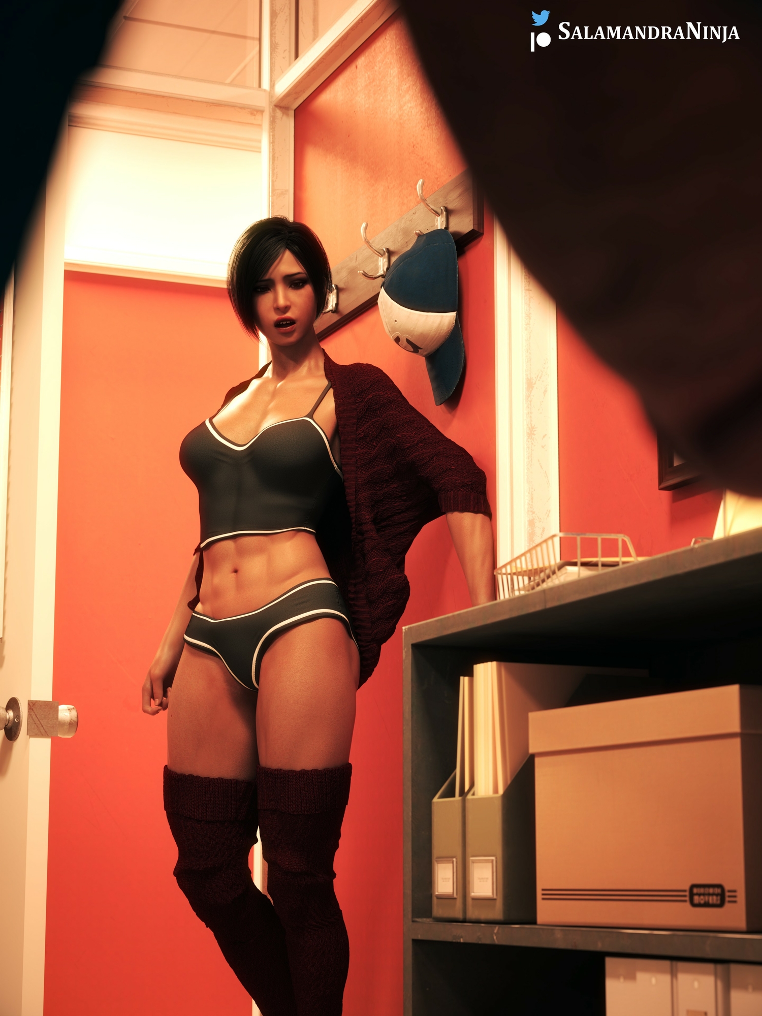 Jill & Ada s Work Break Ada Wong Jill Valentine Resident Evil Futanari 8